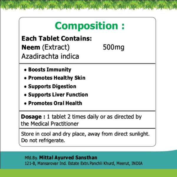 Neem Tablets - Image 2