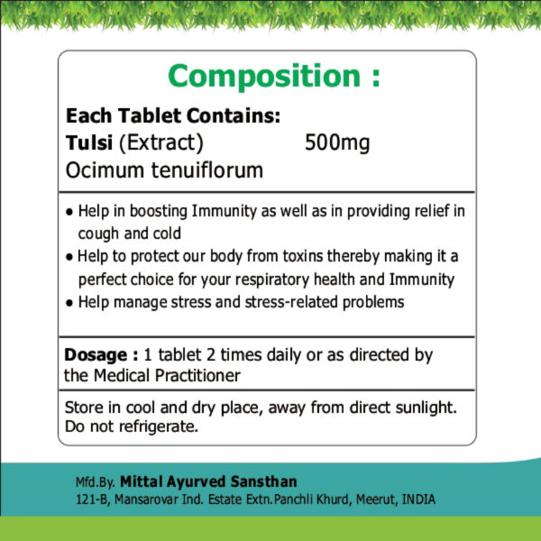 Tulsi Tablets - Image 2